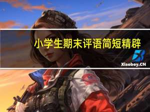 小学生期末评语简短精辟（小学生期末评语360）