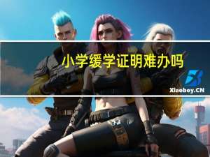 小学缓学证明难办吗