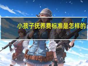 小孩子抚养费标准是怎样的