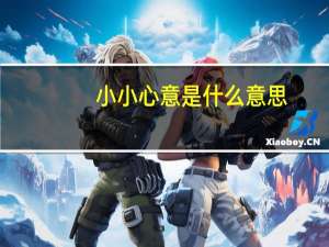 小小心意是什么意思