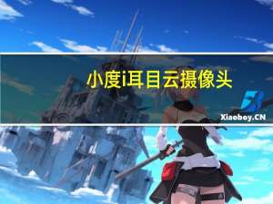 小度i耳目云摄像头