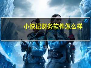 小快记财务软件怎么样