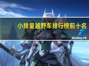 小排量越野车排行榜前十名（小排量越野车）