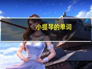 小提琴的单词
