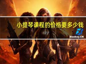 小提琴课程的价格要多少钱