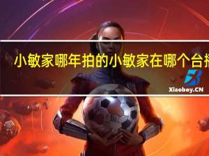 小敏家哪年拍的 小敏家在哪个台播出