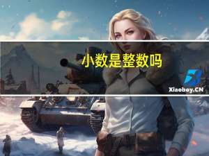 小数是整数吗