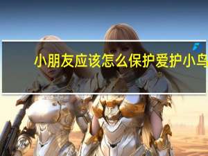 小朋友应该怎么保护爱护小鸟