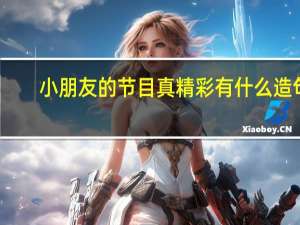 小朋友的节目真精彩有什么造句