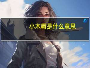 小木耨是什么意思