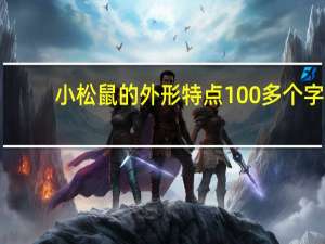 小松鼠的外形特点100多个字