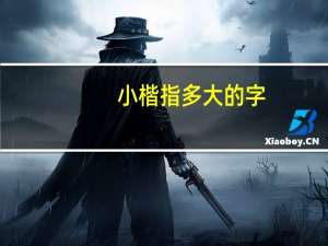 小楷指多大的字