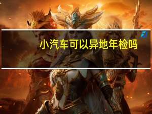 小汽车可以异地年检吗