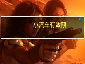 小汽车有效期
