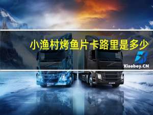 小渔村 烤鱼片卡路里是多少