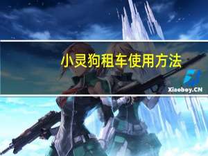 小靈狗租車使用方法