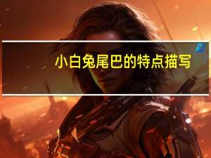 小白兔尾巴的特点描写