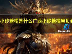 小砂糖橘是什么 广西小砂糖橘宝贝到家啦
