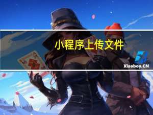 小程序上传文件