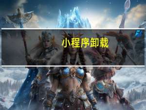 小程序卸载