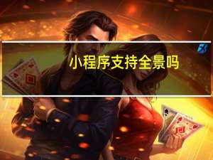 小程序支持全景吗