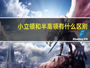 小立领和半高领有什么区别