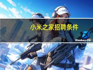小米之家招聘条件