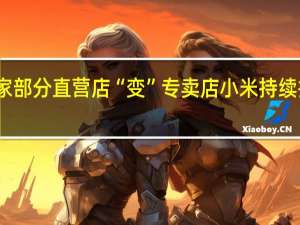 小米之家部分直营店“变”专卖店小米持续推行降本增效