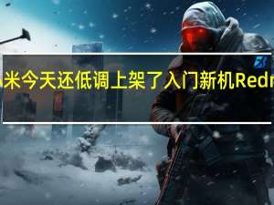 小米今天还低调上架了入门新机Redmi125G