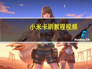 小米卡刷教程视频（小米卡刷教程）