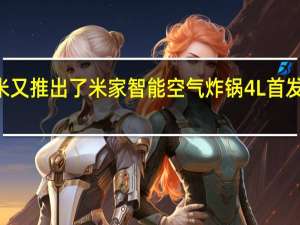 小米又推出了米家智能空气炸锅4L首发仅299元