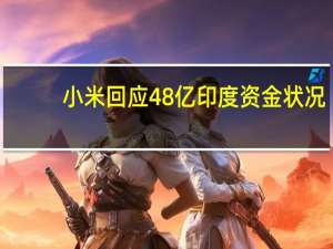 小米回应48亿印度资金状况：仅为冻结并非没收 仍然在通过法律诉讼解决