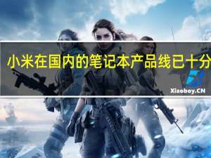 小米在国内的笔记本产品线已十分全面