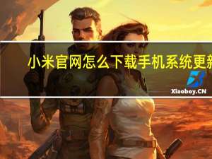 小米官网怎么下载手机系统更新（小米官网怎么抢手机）