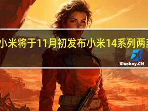 小米将于11月初发布小米14系列两款新机