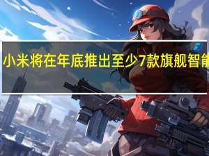 小米将在年底推出至少7款旗舰智能手机