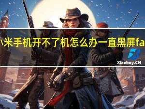 小米手机开不了机怎么办一直黑屏fastboot（小米手机开不了机怎么办）