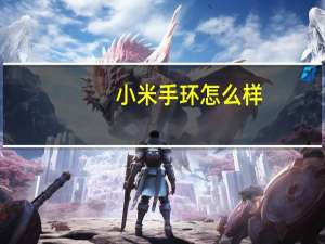 小米手环怎么样