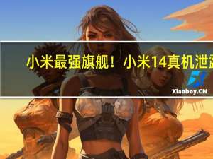小米最强旗舰！小米14真机泄露：全球首发澎湃OS