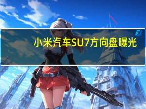 小米汽车SU7方向盘曝光：设双独立按钮、可一键切换驾驶模式