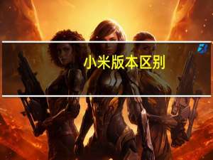 小米版本区别（小米电信版和标准版有什么区别）