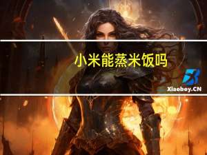 小米能蒸米饭吗