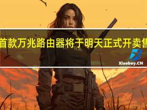 小米首款万兆路由器将于明天正式开卖售价1799元