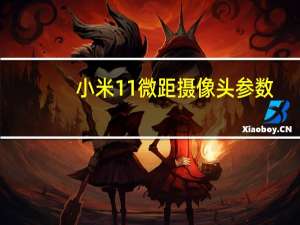 小米11微距摄像头参数