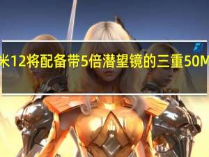 小米12将配备带5倍潜望镜的三重50MP摄像头