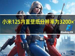 小米12S内置壁纸分辨率为3200×1440