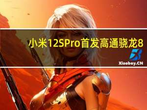 小米12S Pro首发高通骁龙8+新平台