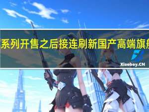 小米14系列开售之后接连刷新国产高端旗舰的首销纪录