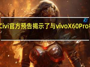 小米Civi官方预告揭示了与vivoX60Pro相似的设计