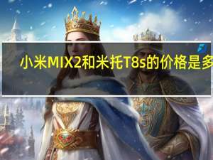 小米MIX2和米托T8s的价格是多少？